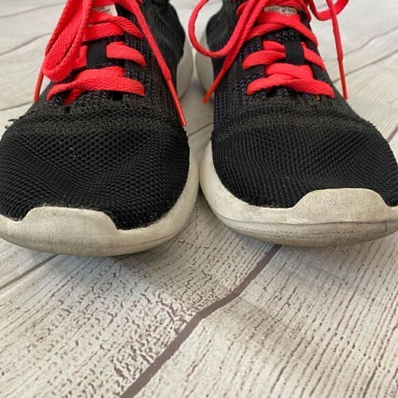 Adidas running mesh sock athletic shoes black sz 8 women - Picture 4 of 8